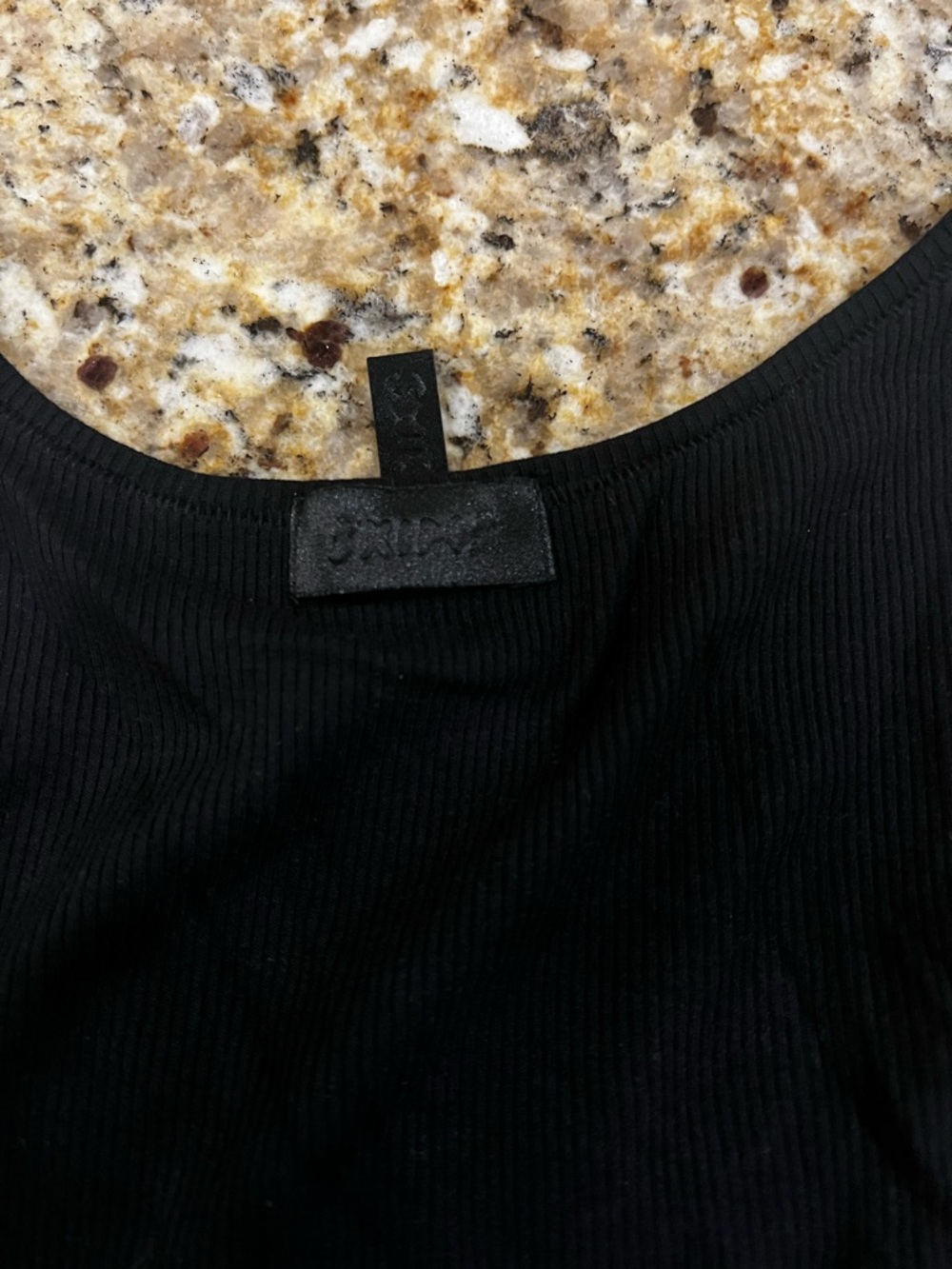 NWOT - SKIMS Black Ribbed Soft Stretch Tank Top | Size XS - Picture 6 of 6